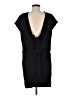 Poleci 100% Silk Black Casual Dress Size 8 - photo 2