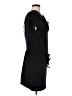Poleci 100% Silk Black Casual Dress Size 8 - photo 4
