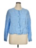 Tommy Bahama 100% Linen Blue Jacket Size XL - photo 1