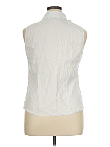 Chadwicks Sleeveless Button-Down Shirt (view 2)