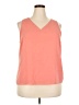 Nine West 100% Polyester Orange Sleeveless Top Size XXL - photo 1