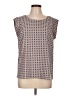 Merona 100% Polyester Gray Sleeveless Blouse Size L - photo 1