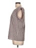 Merona 100% Polyester Gray Sleeveless Blouse Size L - photo 5