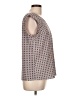 Merona 100% Polyester Gray Sleeveless Blouse Size L - photo 4