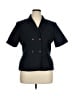 K.C. Spencer 100% Polyester Black Blazer Size 14 - photo 1
