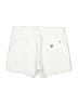 Guess Solid White Denim Shorts Size 31 waist - photo 2