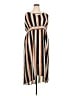 Maurices 100% Polyester Stripes Brown Casual Dress Size 20 (2) - photo 1
