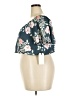 Leith 100% Polyester Teal Short Sleeve Blouse Size XXL - photo 5
