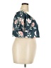 Leith 100% Polyester Teal Short Sleeve Blouse Size XXL - photo 4