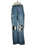 Wild Fable Graphic Blue Jeans Size 4 - photo 1