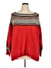 Maurices 100% Acrylic Chevron-herringbone Red Pullover Sweater Size 20 (2) - photo 1