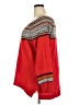 Maurices 100% Acrylic Chevron-herringbone Red Pullover Sweater Size 20 (2) - photo 5