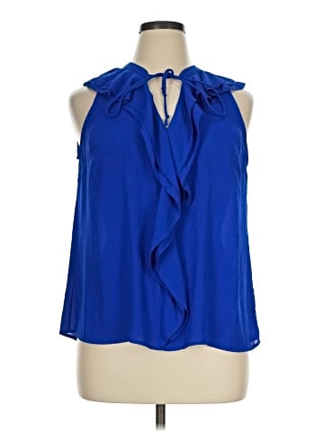 Skies Are Blue Sleeveless Blouse (view 1)
