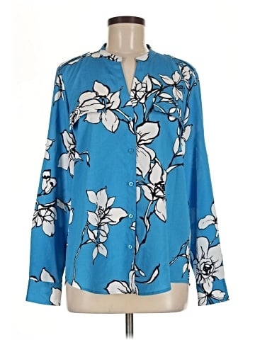 Calvin Klein Long Sleeve Blouse (view 1)