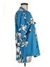 Calvin Klein 100% Polyester Floral Blue Long Sleeve Blouse Size M - photo 4
