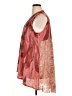MULTIPLES Red Sleeveless Blouse Size XL - photo 5