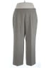 Le Suit 100% Polyester Chevron-herringbone Gray Dress Pants Size 24w - photo 1