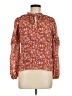 Intermix Red Long Sleeve Blouse Size M - photo 1