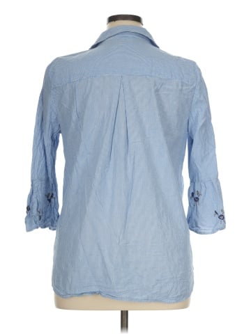 Charter Club 3/4 Sleeve Button-Down Shirt (view 2)