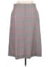 Escada Plaid Gray Wool Skirt Size EU 44 / US 14 - photo 2