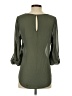 Jella Couture 100% Polyester Green 3/4 Sleeve Blouse Size S - photo 2