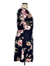Derek Heart Floral Blue Casual Dress Size XL - photo 4
