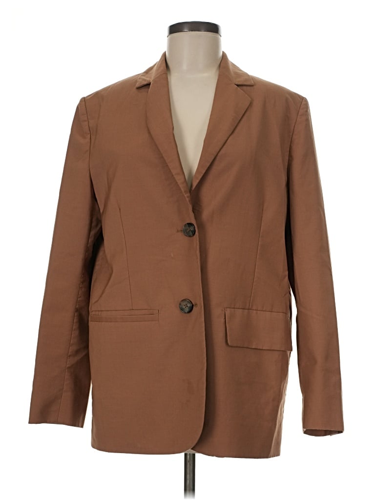 Pre-owned Cos Blazer Jacket In Brown