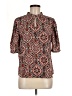 Tommy Hilfiger 100% Polyester Paisley Brown 3/4 Sleeve Blouse Size M - photo 1