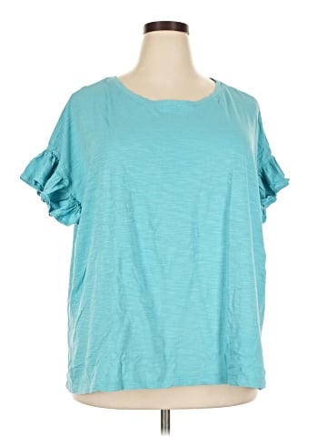 LOGO by Lori Goldstein Short Sleeve T-Shirt (view 1)