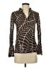 Tory Burch 100% Cotton Brown Long Sleeve Blouse Size 0 - photo 1