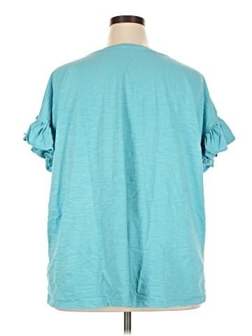 LOGO by Lori Goldstein Short Sleeve T-Shirt (view 2)