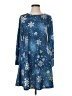 Assorted Brands Stars Blue Casual Dress Size S - photo 1