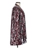 Dennis by Dennis Basso Animal Print Burgundy Blazer Size M - photo 4
