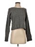 Aqua Metallic Gray Pullover Sweater Size S - photo 1