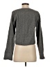 Aqua Metallic Gray Pullover Sweater Size S - photo 2