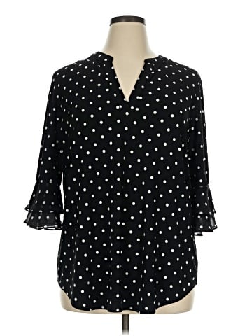 Kasper 3/4 Sleeve Blouse (view 1)