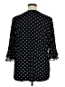 Kasper Polka Dots Black 3/4 Sleeve Blouse Size 1X - photo 2