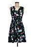 Jessy B Print Black Casual Dress Size M - photo 1