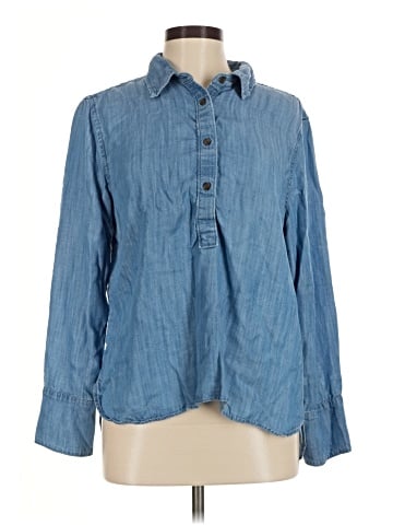 Lands' End Long Sleeve Button-Down Shirt (view 1)
