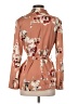 Zara Basic Floral Orange Blazer Size S - photo 2