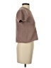Cupcakes & Cashmere 100% Polyester Tweed Brown Short Sleeve Turtleneck Size XS - photo 4