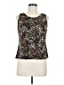 Kasper Brown Sleeveless Top Size 8 Petite - photo 1