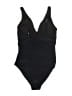 Unbranded Solid Black One Piece Swimsuit Size M - photo 2