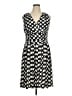Eliza J Polka Dots Black Cocktail Dress Size 16 - photo 1