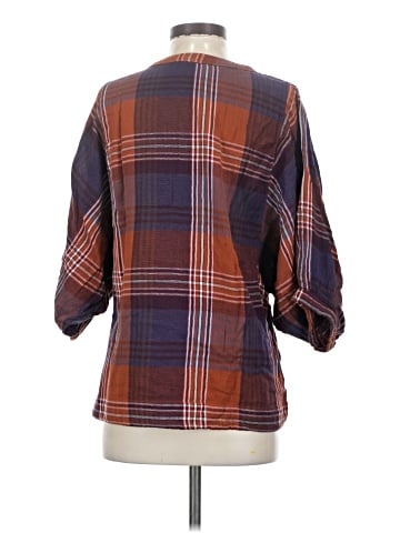 Garnet Hill 3/4 Sleeve Blouse (view 2)
