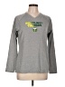 Adidas 100% Polyester Gray Long Sleeve T-Shirt Size L - photo 1