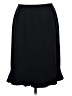 Le Suit 100% Polyester Solid Black Formal Skirt Size 6 Petite - photo 1