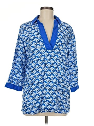 Sigrid Olsen Long Sleeve Polo (view 1)