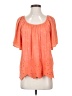 Sugarlips Orange Short Sleeve Blouse Size S - photo 1