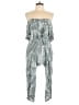 Kori America 100% Rayon Graphic Gray Jumpsuit Size M - photo 1